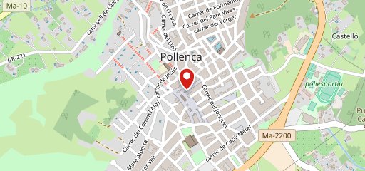 La Penya, Pollença on map