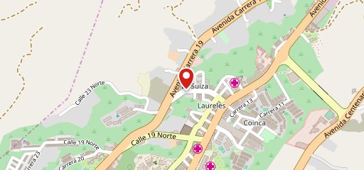 La Pizzeria Armenia Jardin Bolivar on map