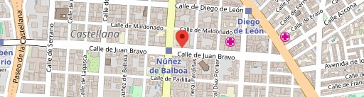 Restaurante La Tagliatella C/ Juan Bravo, Madrid en el mapa