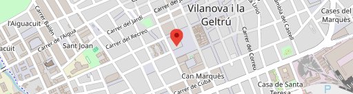 Vilanova i la Geltrú en el mapa