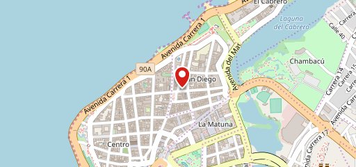 Restaurante La Unica Cartagena on map