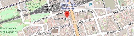 Laila Lunch & Brunch, Cockburn Street, Edinburgh en el mapa