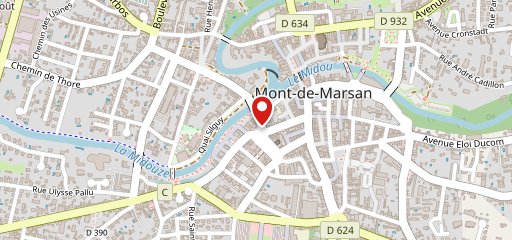 Le Bistrot de Marcel Mont de Marsan sur la carte