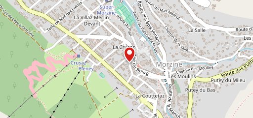 Café Chaud Morzine on map