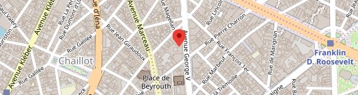 Le Cinq on map