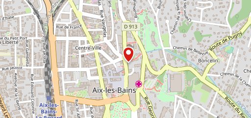 Restaurant Le comptoir de l'église à Aix-les-Bains на карте