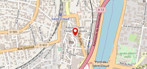 Le Comptoir Saint-Cloud en el mapa