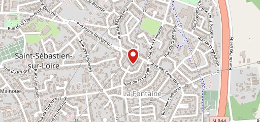 Boulangerie Pâtisserie Le Fournil De La Fontaine en el mapa