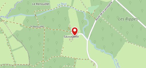Le Fournil du Moulin de Sauvagette на карте