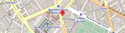 Le Paris Montparnasse en el mapa