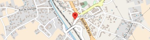 Le Patio de Saint Jory sur la carte