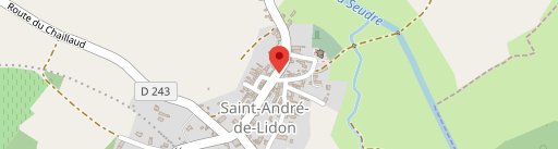 Le Saint André sur la carte