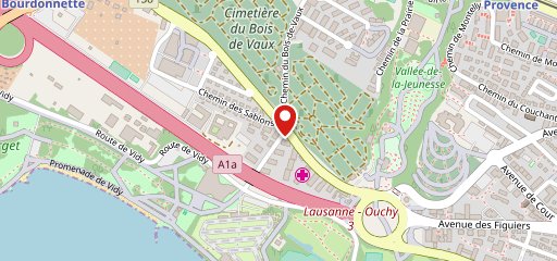 Hôtel Relais de Vidy à Lausanne en el mapa