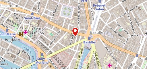 Le Rempart Bastille en el mapa