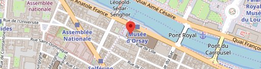 Restaurants - Musée d'Orsay на карте