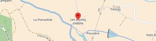 Auberge Les Contes d'Albret on map