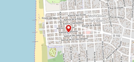 Hotel Rest. Bar Les Copains d´abord en el mapa