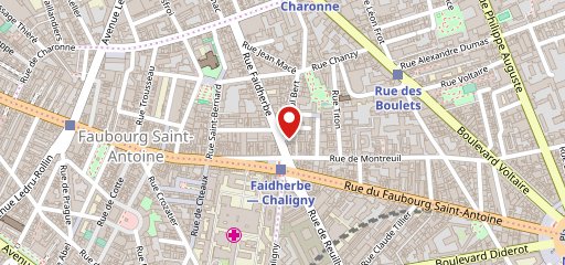 Les Funambules Paris on map