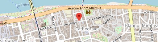 Restaurant les Pierres Fondues à Tours on map