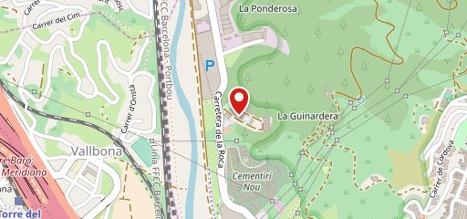Restaurant Les Terrasses de Santa Coloma en el mapa