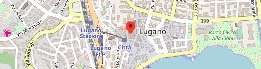 Level Sushi Lugano sulla mappa