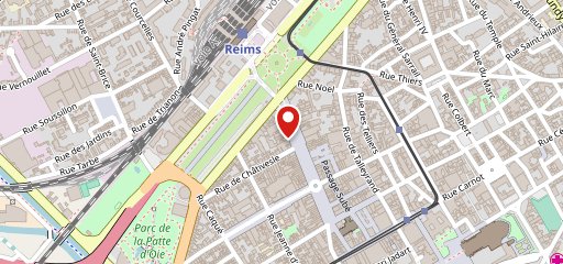 Restaurant Lexperience Reims en el mapa