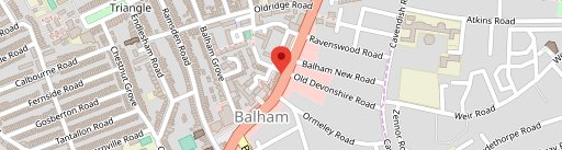 Libano Restaurant Balham en el mapa