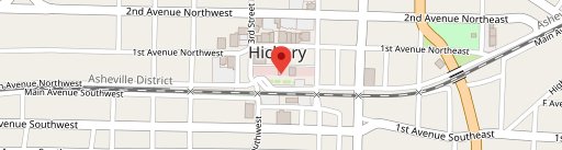 Hickory Wine Shoppe en el mapa