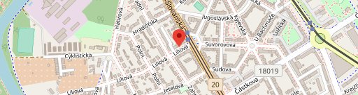 Livingstone Bar Slovany on map