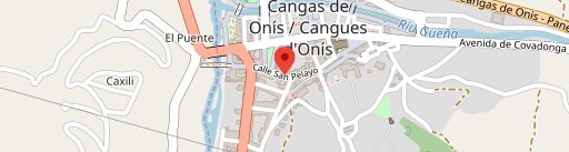 Sidreria Llantares de Pelayo - Cangas de Onis на карте