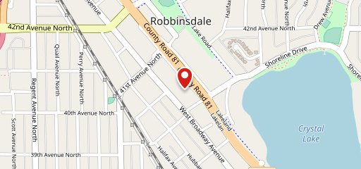 Robbinsdale Town Center on map