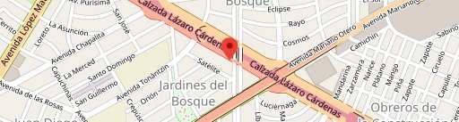 Los Chilaquiles Lázaro Cárdenas на карте