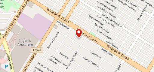 Restaurant Los Chilaquiles en el mapa