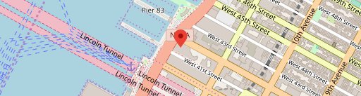 Lucky Strike Manhattan en el mapa