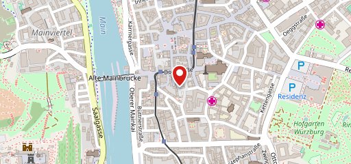 MainCake Würzburg on map