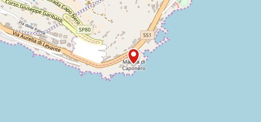 Marina Di Capo Nero e Capo Pino Restaurant, Beach&Yacht club en el mapa