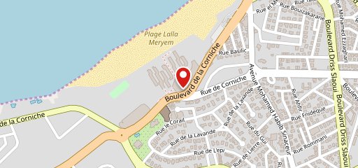 McDonald's Corniche on map