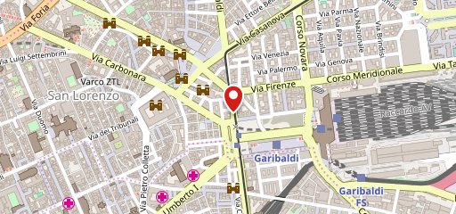 McDonald's Napoli Piazza Garibaldi sulla mappa