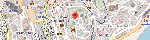 Mercearia Castello Café no mapa