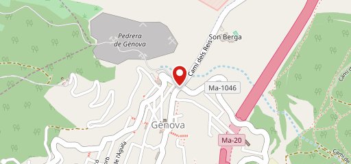 Mesón Ca´n Pedro, Génova on map