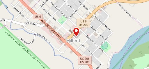 Milford Diner on map