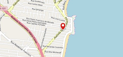Mineiro - Café & Pizzaria no mapa