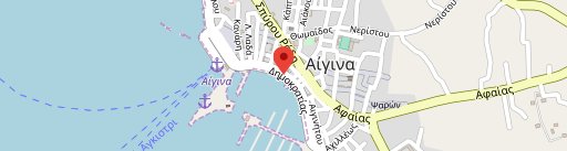Miralice Aegina on map
