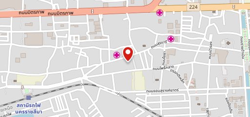 Monkey Bar/Restaurant Korat en el mapa