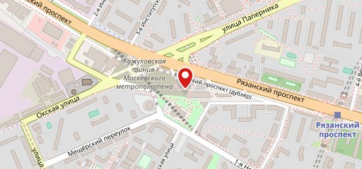 Московский пекарь на карте