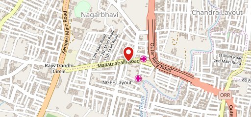 Nandhana Palace - Andhra Style Restaurant - Naagarabhaavi on map