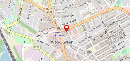 Nando's Wood Green on map