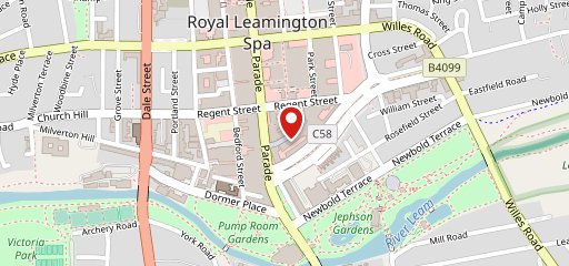 Nando's Leamington Spa на карте