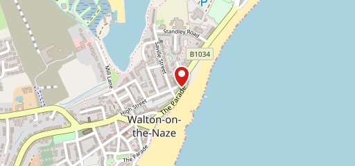 Naze fish & chips takeaway on map