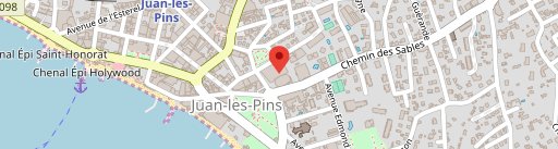 SONEWS Brasserie du palais Juan les Pins на карте